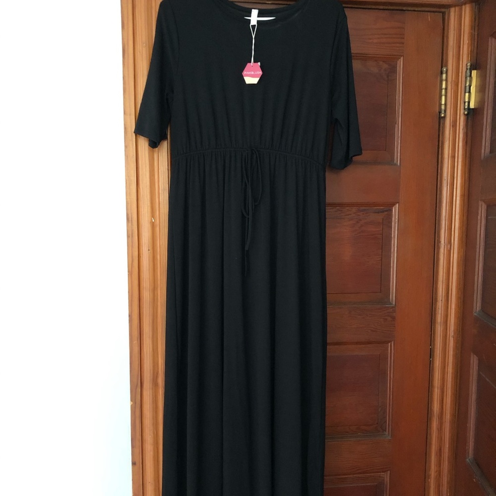 Pink Blush Maternity Maxi Dress